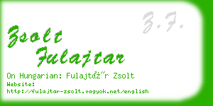 zsolt fulajtar business card